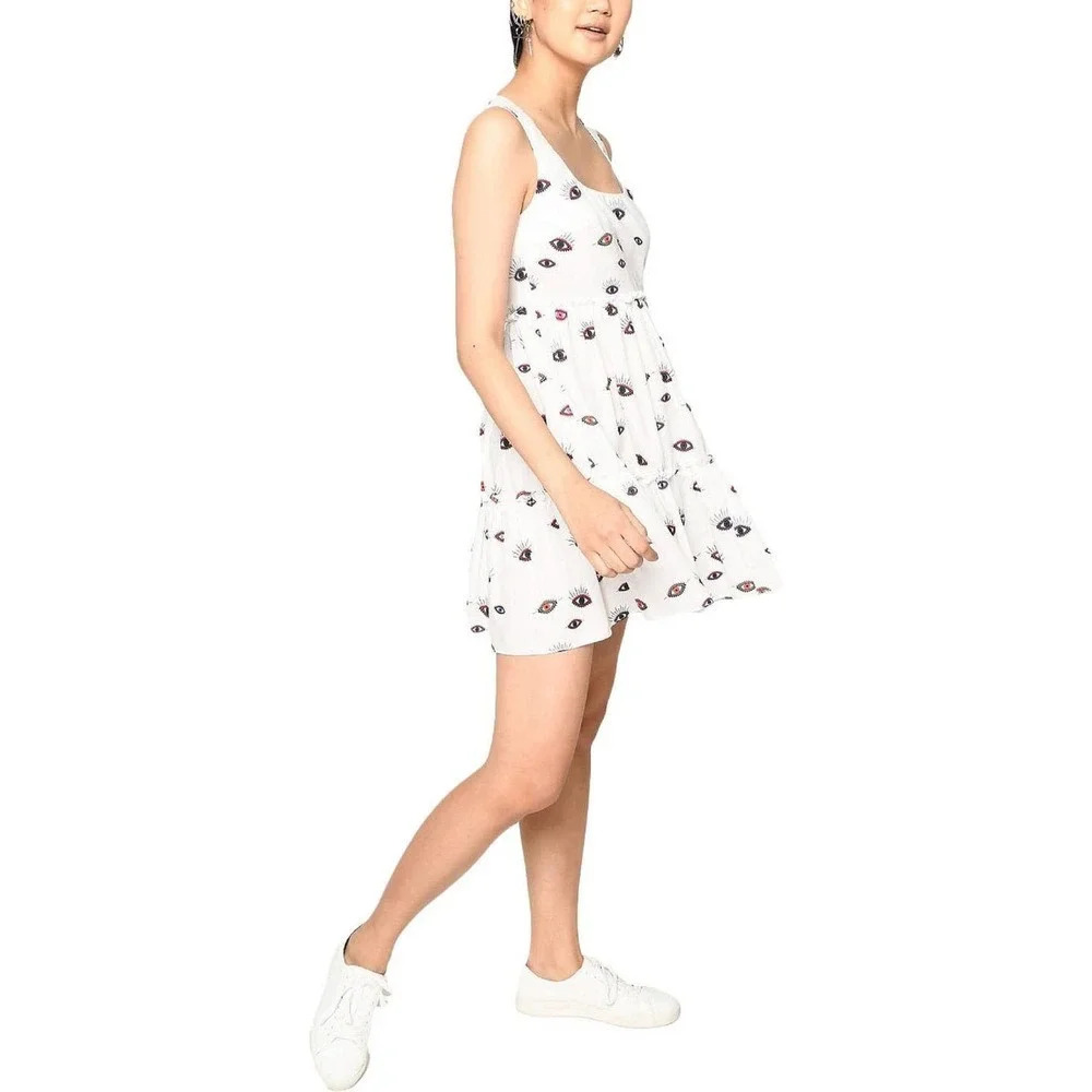 NICOLE Miller Evil Eye Shift Sundress Dress
